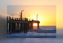 Postales que no necesitan ningún filtro. El Muelle de Pesca de Villa Gesell nos regala los aman