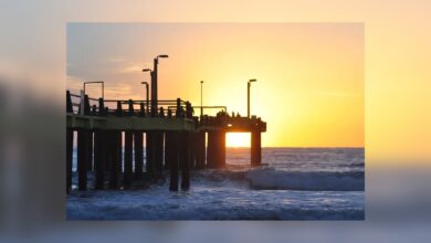 Postales que no necesitan ningún filtro. El Muelle de Pesca de Villa Gesell nos regala los aman