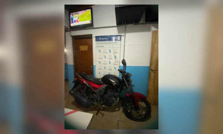 Recuperan una moto durante una recorrida preventiva