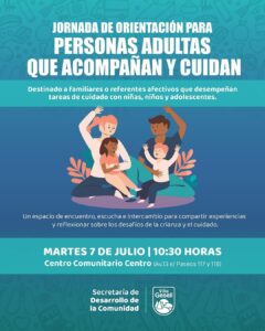 Jornada para personas adultas que acompañan y cuidan
