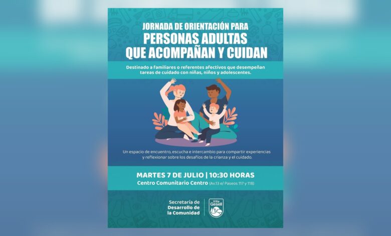 Jornada para personas adultas que acompañan y cuidan