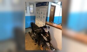 En un recorrido preventivo secuestran una moto con la numeración limada