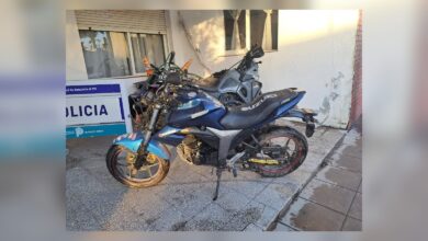 Las cámaras municipales guiaron el operativo que permitió recuperar una moto robada