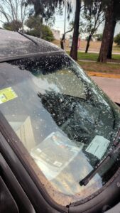 ❄️ NEVÓ EN VILLA GESELL ️ Una débil nevada sorprendió durante la mañana de este jueves a Villa Gesell