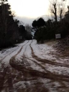 ❄️ NEVÓ EN VILLA GESELL ️ Una débil nevada sorprendió durante la mañana de este jueves a Villa Gesell